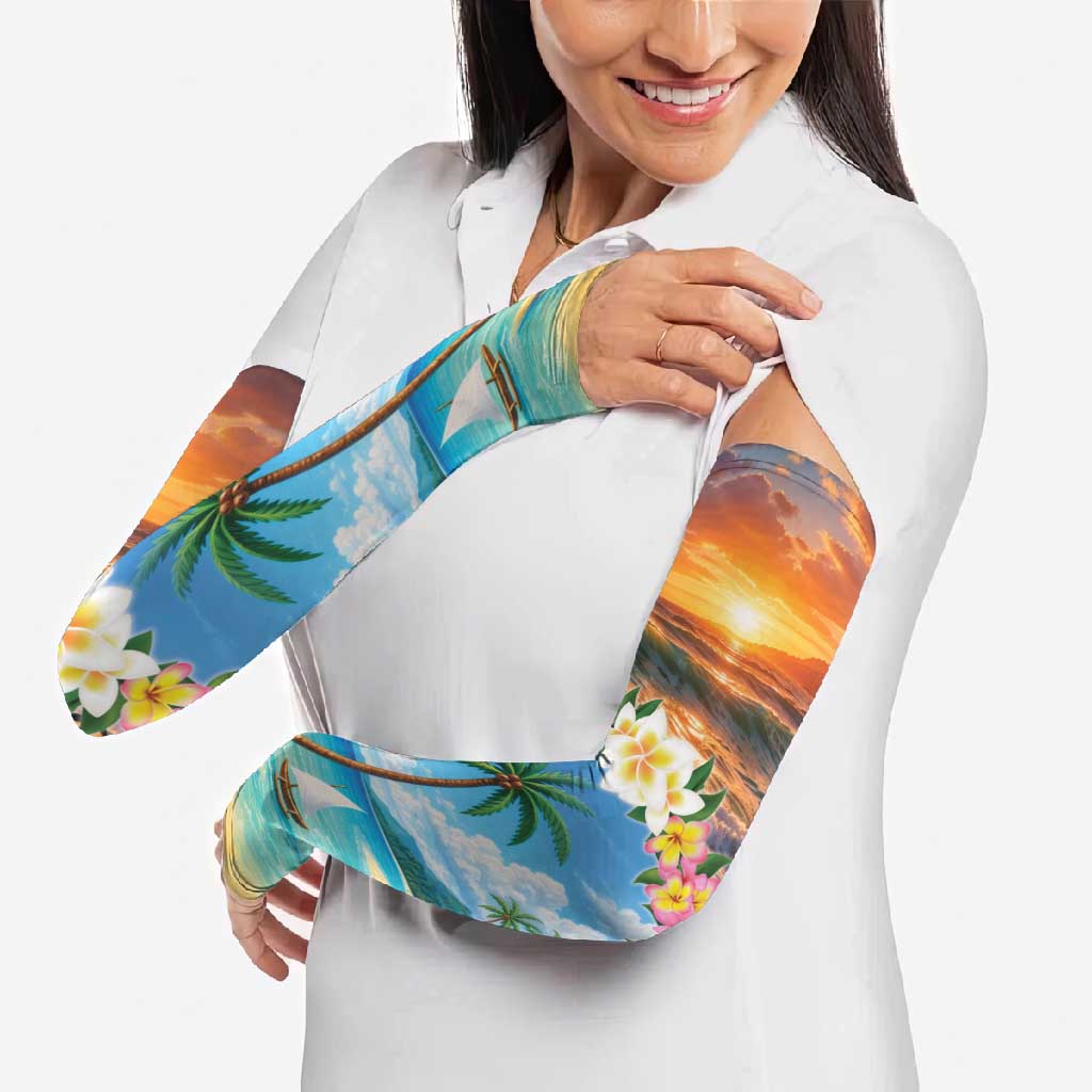 Guam Arm Sleeves Eternal Summer Sunset Beach LT05 - Polynesian Pride