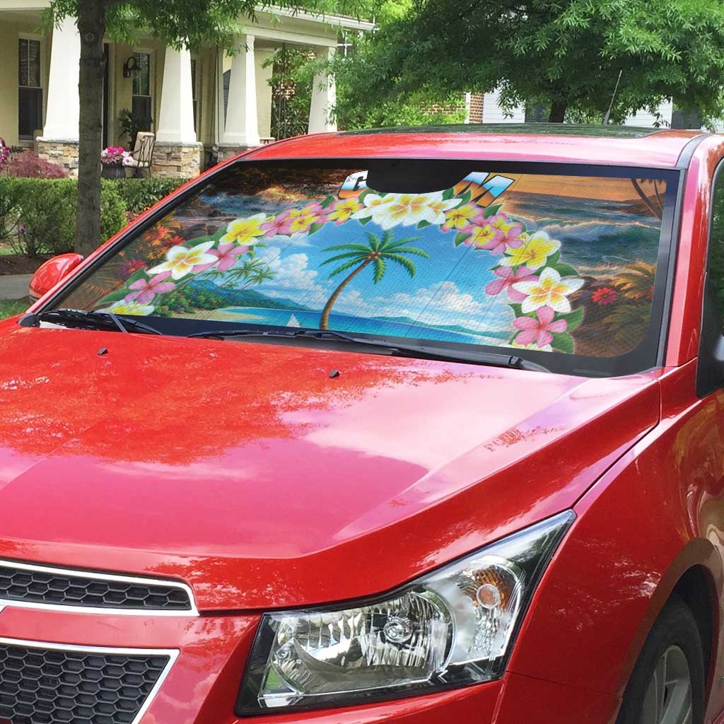 Guam Auto Sun Shade Eternal Summer Sunset Beach LT05 - Polynesian Pride