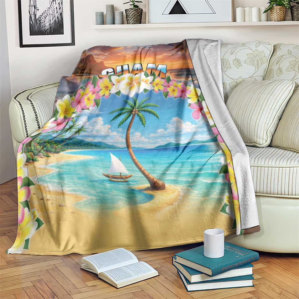 Guam Blanket Eternal Summer Sunset Beach LT05 Colorful - Polynesian Pride