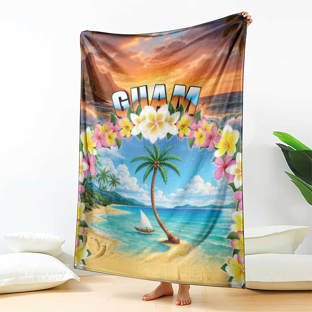 Guam Blanket Eternal Summer Sunset Beach LT05 - Polynesian Pride
