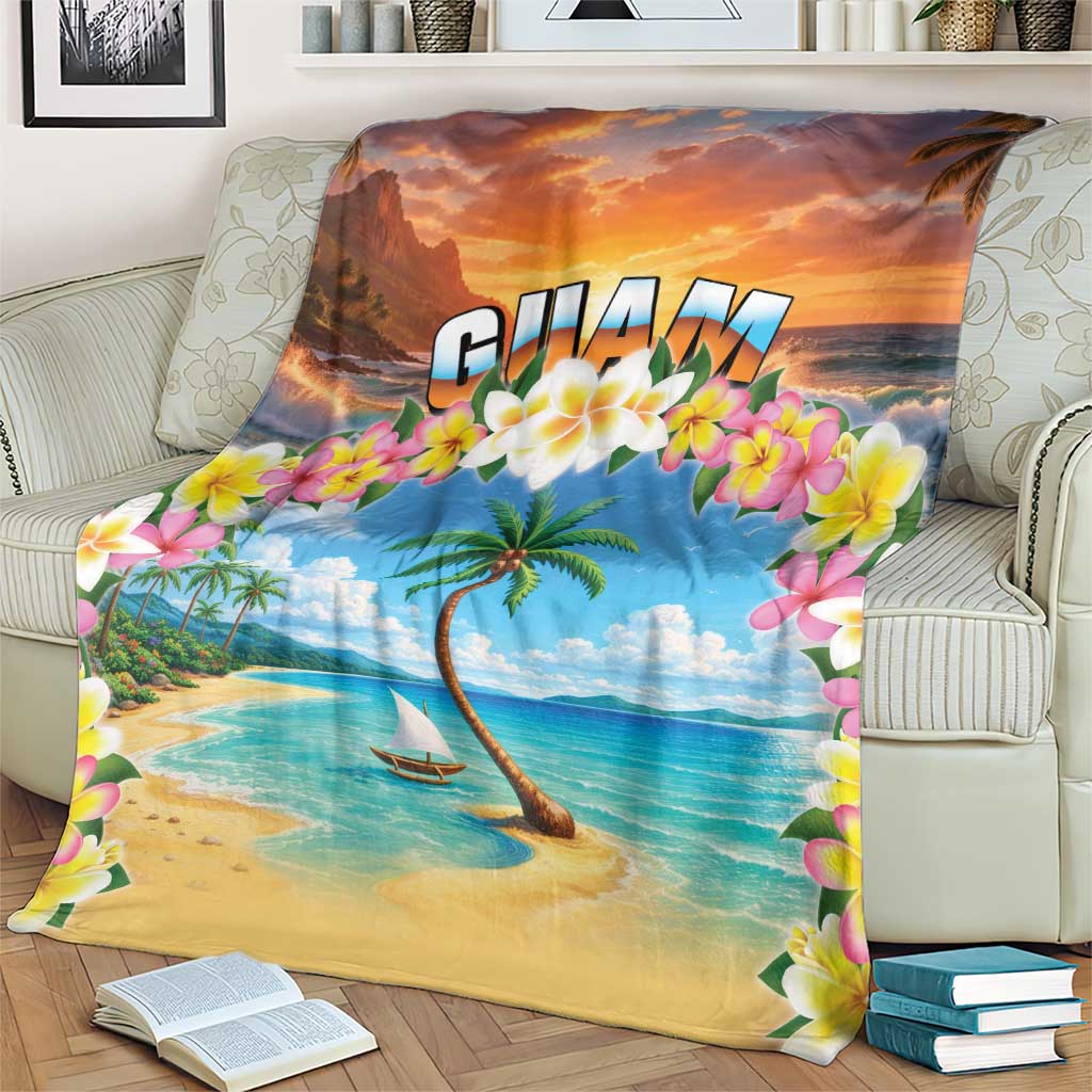 Guam Blanket Eternal Summer Sunset Beach LT05 - Polynesian Pride