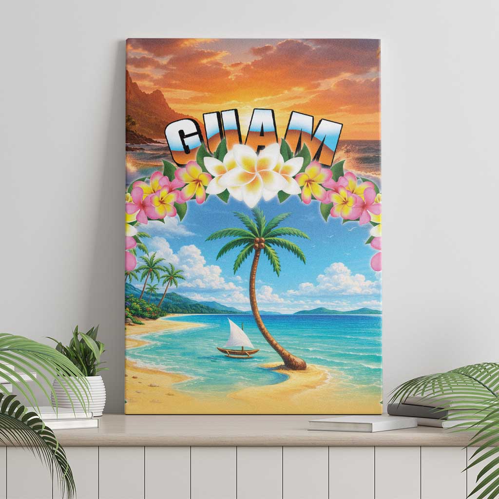 Guam Canvas Wall Art Eternal Summer Sunset Beach LT05 - Polynesian Pride