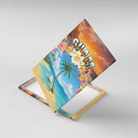 Guam Canvas Wall Art Eternal Summer Sunset Beach LT05 With Frame Colorful - Polynesian Pride