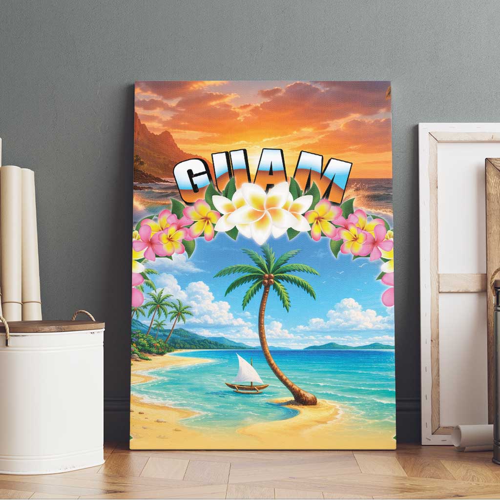 Guam Canvas Wall Art Eternal Summer Sunset Beach LT05 - Polynesian Pride