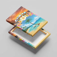 Guam Canvas Wall Art Eternal Summer Sunset Beach LT05 - Polynesian Pride