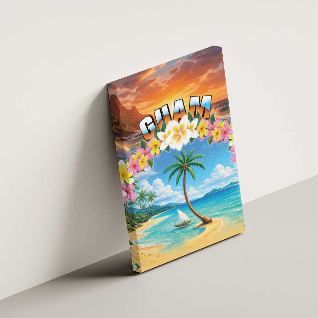 Guam Canvas Wall Art Eternal Summer Sunset Beach LT05 - Polynesian Pride