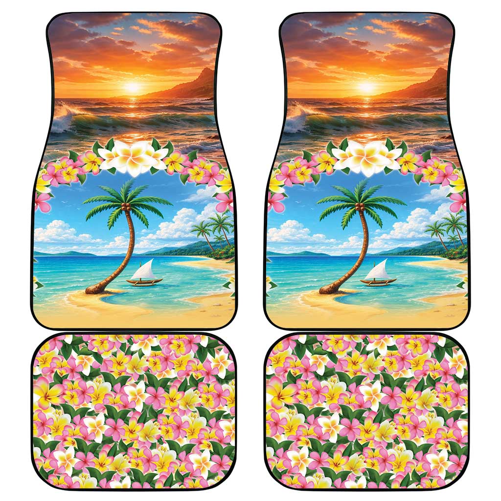 Guam Car Mats Eternal Summer Sunset Beach LT05 - Polynesian Pride