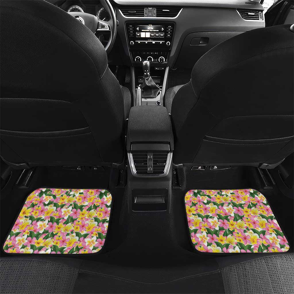Guam Car Mats Eternal Summer Sunset Beach LT05 Set 2pcs - Back Colorful - Polynesian Pride