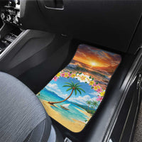 Guam Car Mats Eternal Summer Sunset Beach LT05 - Polynesian Pride