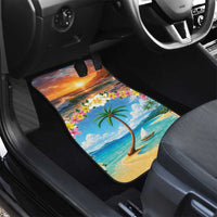 Guam Car Mats Eternal Summer Sunset Beach LT05 - Polynesian Pride