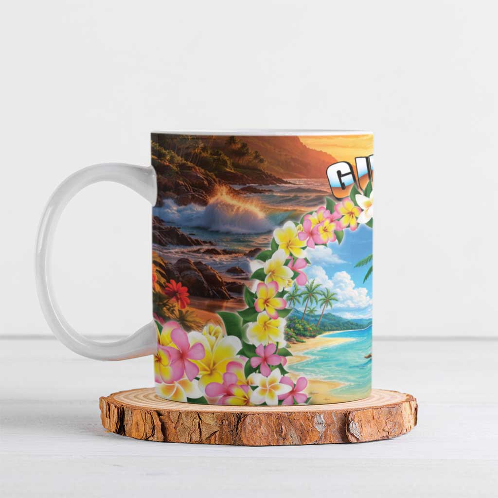 Guam Ceramic Mug Eternal Summer Sunset Beach LT05 Colorful - Polynesian Pride