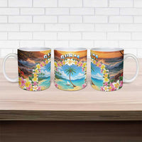 Guam Ceramic Mug Eternal Summer Sunset Beach LT05 - Polynesian Pride