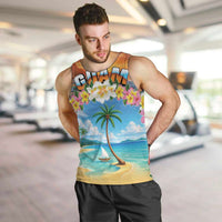 Guam Men Tank Top Eternal Summer Sunset Beach LT05 Colorful - Polynesian Pride
