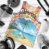 Guam Men Tank Top Eternal Summer Sunset Beach LT05 - Polynesian Pride