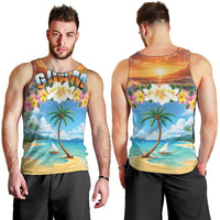 Guam Men Tank Top Eternal Summer Sunset Beach LT05 - Polynesian Pride