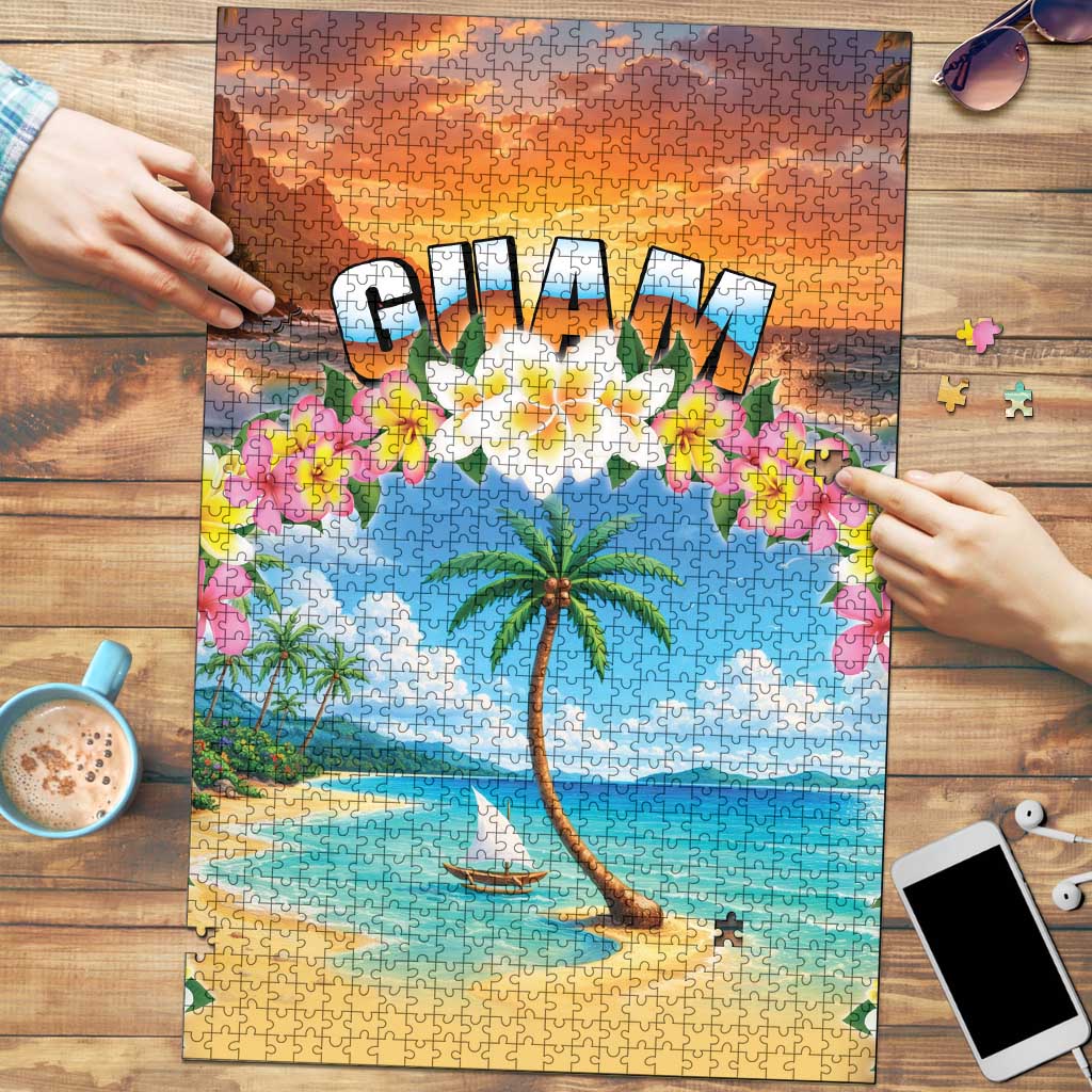 Guam Puzzle Eternal Summer Sunset Beach LT05 Colorful - Polynesian Pride