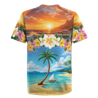 Guam Rugby Jersey Eternal Summer Sunset Beach