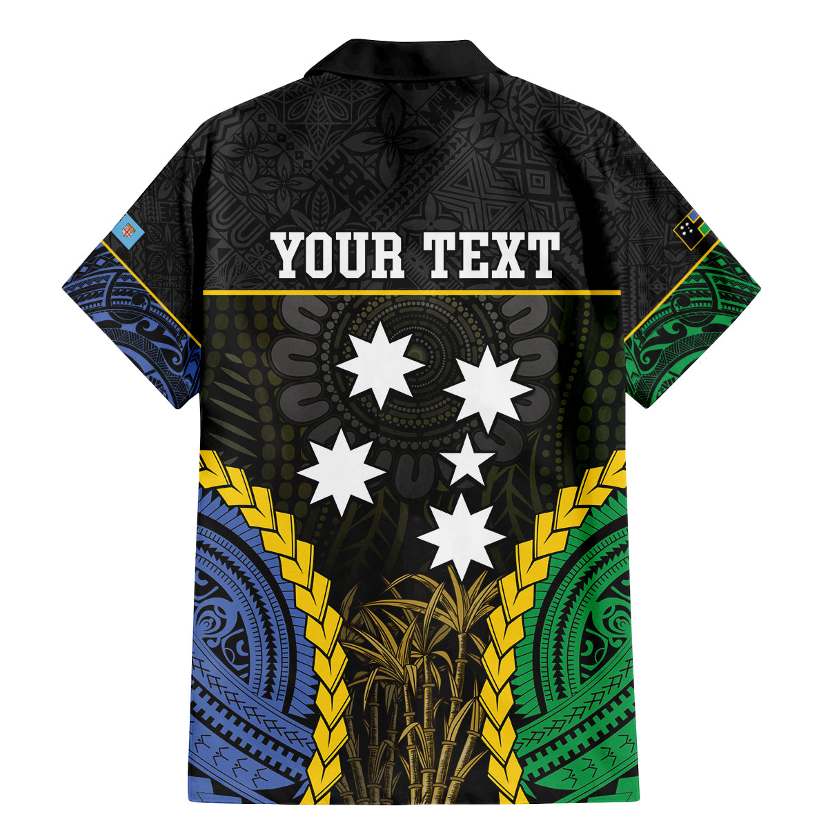 Personalised South Sea Islanders And Fiji Family Matching Mermaid Dress and Hawaiian Shirt Kanakas Fijian Tapa Pattern