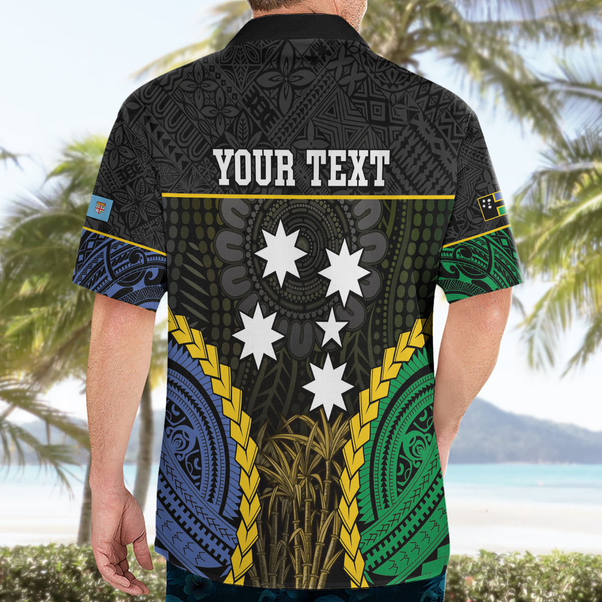 Personalised South Sea Islanders And Fiji Hawaiian Shirt Kanakas Fijian Tapa Pattern
