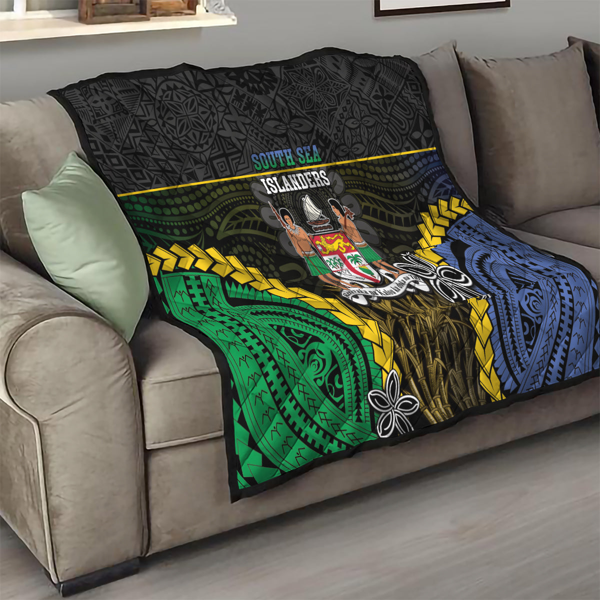 South Sea Islanders And Fiji Quilt Kanakas Fijian Tapa Pattern