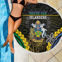 South Sea Islanders And Solomon Islands Beach Blanket Kanakas Polynesian Pattern LT05 - Polynesian Pride