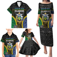 Personalised South Sea Islanders And Solomon Islands Family Matching Puletasi and Hawaiian Shirt Kanakas Polynesian Pattern LT05 - Polynesian Pride