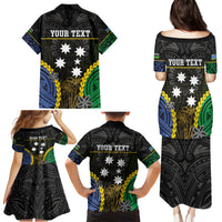 Personalised South Sea Islanders And Solomon Islands Family Matching Puletasi and Hawaiian Shirt Kanakas Polynesian Pattern LT05 - Polynesian Pride
