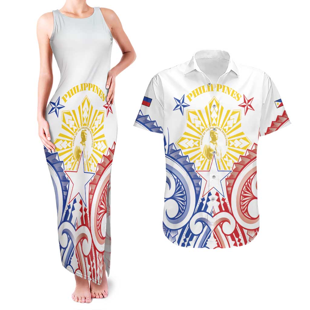 Philippines Couples Matching Tank Maxi Dress and Hawaiian Shirt Katipunan Andres Bonifacio