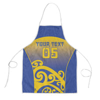 Custom James Cook High School Apron Maori Koru Pattern