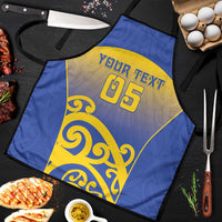 Custom James Cook High School Apron Maori Koru Pattern