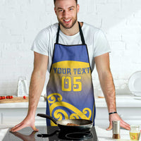 Custom James Cook High School Apron Maori Koru Pattern