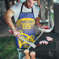 Custom James Cook High School Apron Maori Koru Pattern