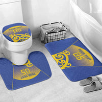 Custom James Cook High School Bathroom Set Maori Koru Pattern
