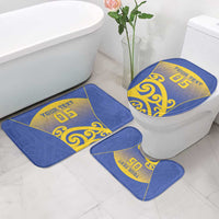 Custom James Cook High School Bathroom Set Maori Koru Pattern