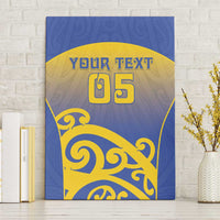 Custom James Cook High School Canvas Wall Art Maori Koru Pattern