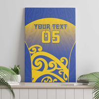 Custom James Cook High School Canvas Wall Art Maori Koru Pattern