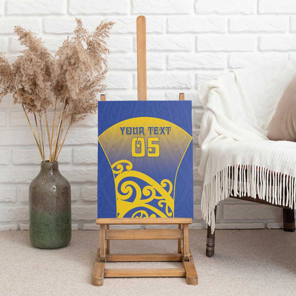Custom James Cook High School Canvas Wall Art Maori Koru Pattern