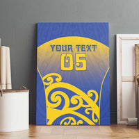 Custom James Cook High School Canvas Wall Art Maori Koru Pattern