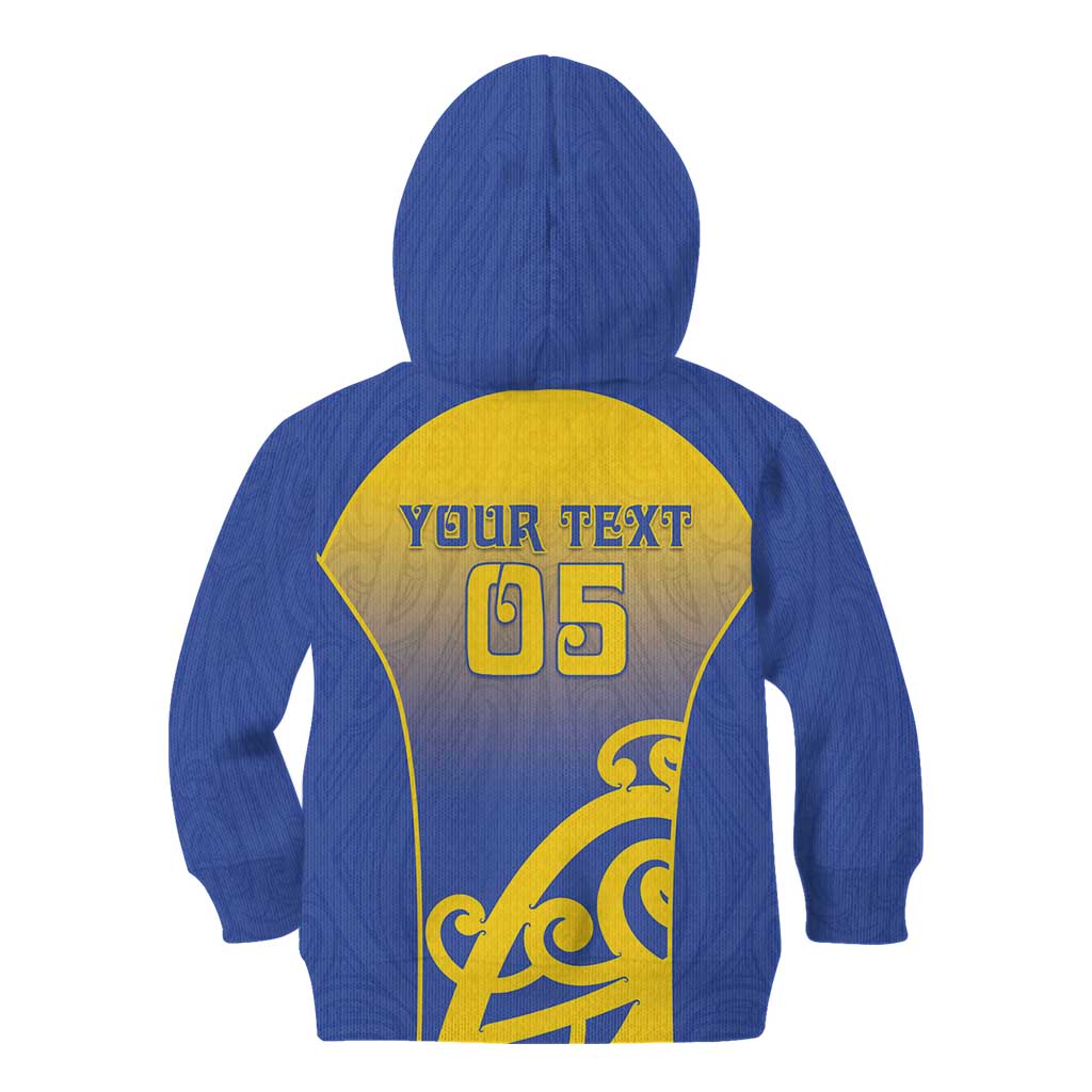 Custom James Cook High School Kid Hoodie Maori Koru Pattern LT05 - Polynesian Pride