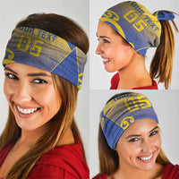Custom James Cook High School Neck Gaiter Maori Koru Pattern