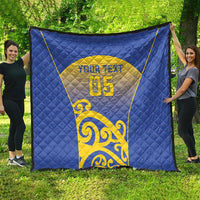 Custom James Cook High School Quilt Maori Koru Pattern