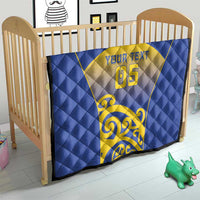 Custom James Cook High School Quilt Maori Koru Pattern