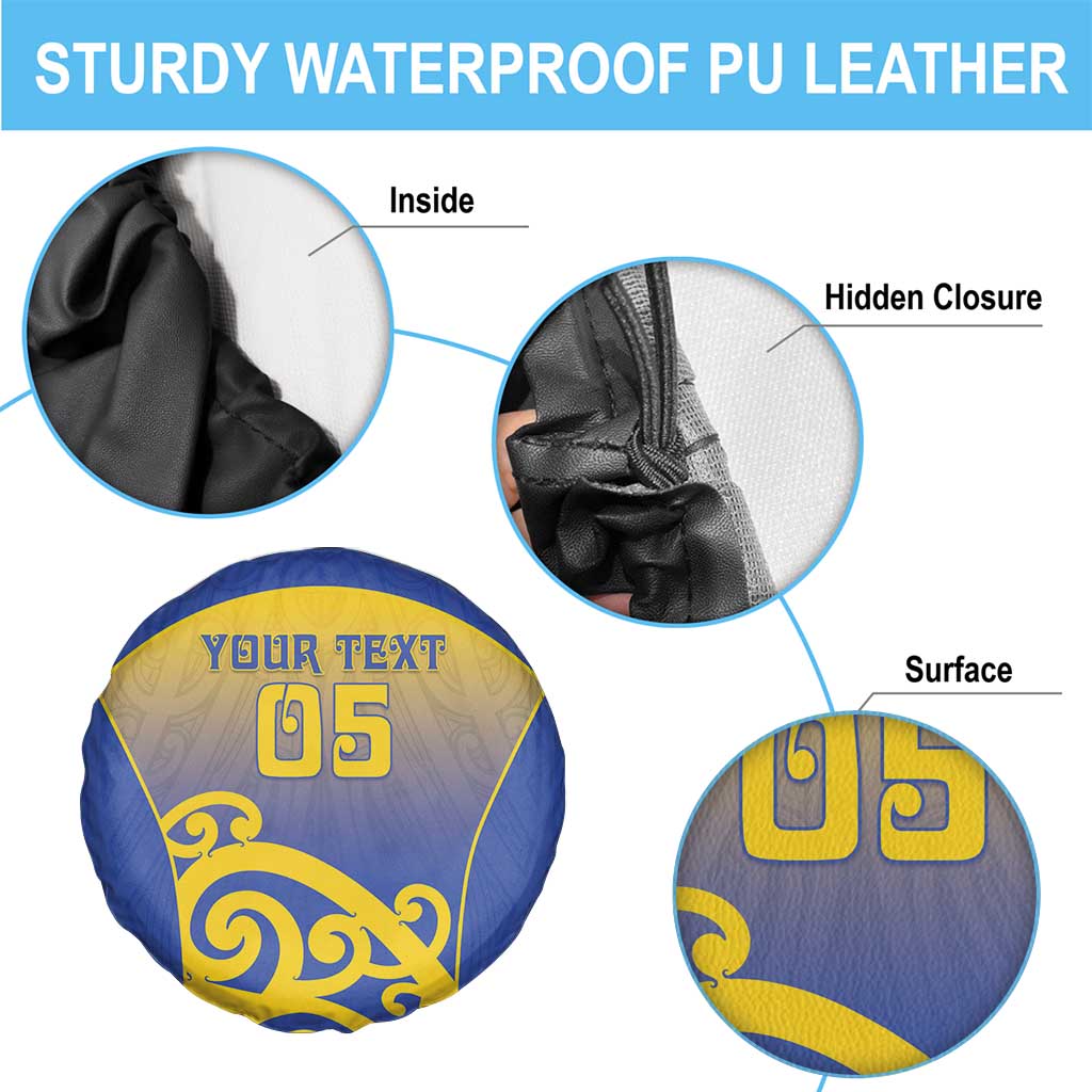 Custom James Cook High School Spare Tire Cover Maori Koru Pattern LT05 - Polynesian Pride