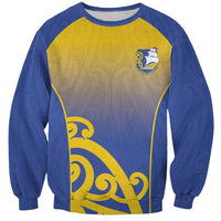 Custom James Cook High School Sweatshirt Maori Koru Pattern