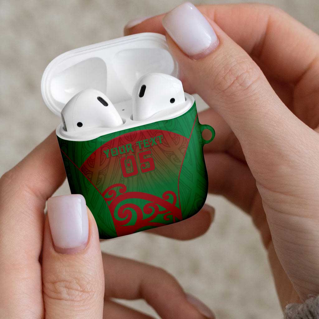 Custom Onehunga High School AirPods Case Maori Koru Pattern LT05 - Polynesian Pride