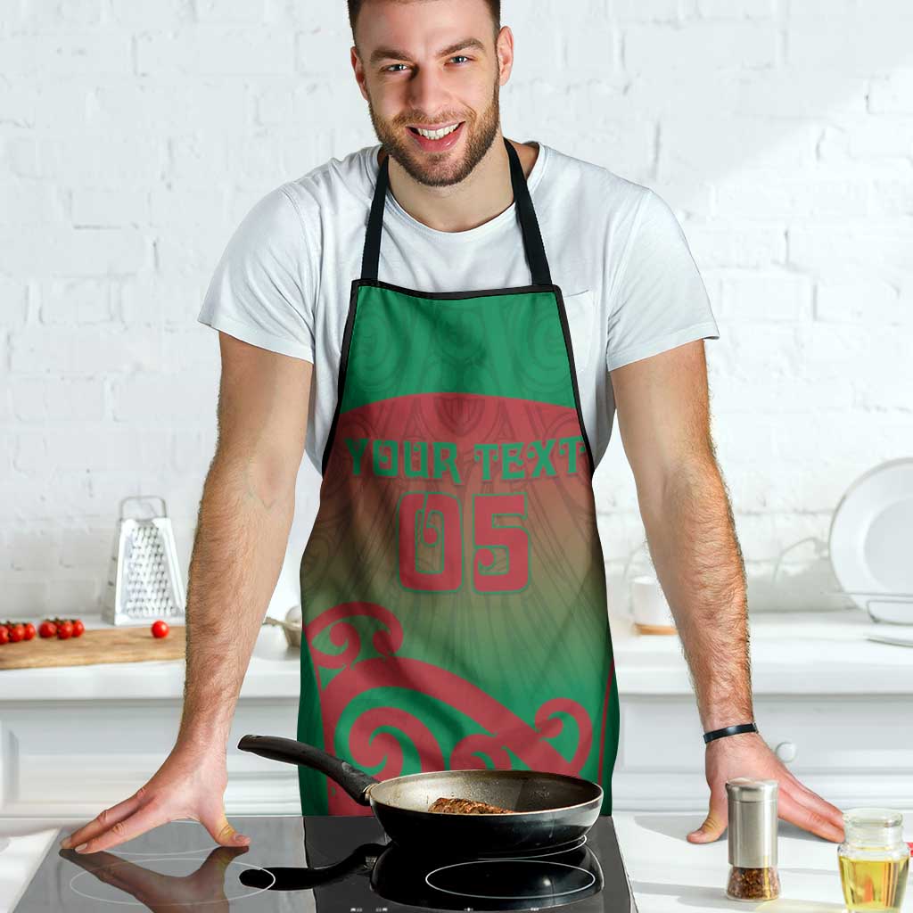 Custom Onehunga High School Apron Maori Koru Pattern