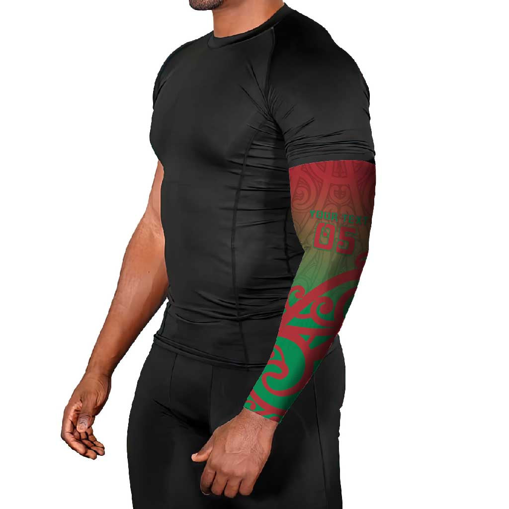 Custom Onehunga High School Arm Sleeves Maori Koru Pattern
