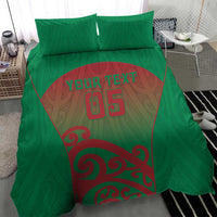 Custom Onehunga High School Bedding Set Maori Koru Pattern