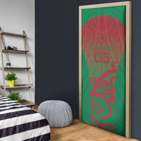 Custom Onehunga High School Door Cover Maori Koru Pattern LT05 - Polynesian Pride