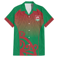 Custom Onehunga High School Family Matching Summer Maxi Dress and Hawaiian Shirt Maori Koru Pattern